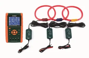 Sähkönlaatumittari/Dataloggeri PQ3450-30 Extech - SÄHKÖNLAATUMITTARI EXTECH DATALOGGERI LCD