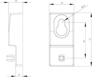 Seinäasennussarja Fibox ARCA - SEINÄASENNUSSARJA ARCA WMKQ10M