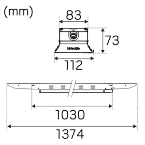Teollisuusvalaisin avoin Hide-a-lite Indline G2 - TEOLLISUUSVAL AVOIN INDLINE G2 IP23 13500LM 80W