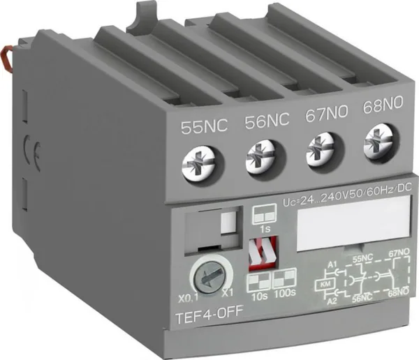 Ajastin ABB 24-240VAC/DC. 1S.1A. 0.1-100S
