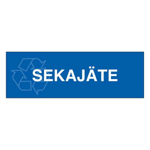 Jäteastiatarrat ST JÄTEASTIATARRA SEKAJÄTE 300x100mm LAMINOITU