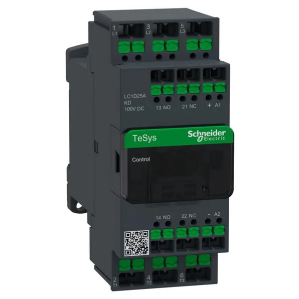 Kontaktori TeSys 25A 3P 100V DC SNAP-IN