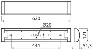 Pinta-asennusvalaisin Airam Basic Led - PINTA-ASENNUSVALAISIN BASIC IP20 18W/840 PCO WH