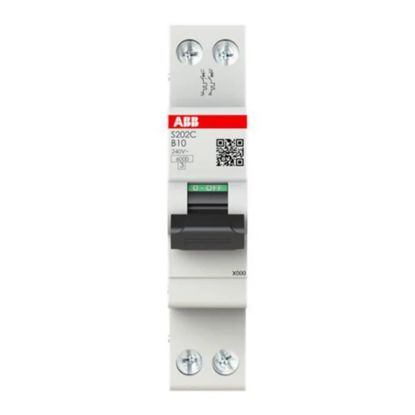 Johdonsuojakatkaisija ABB S200C 2P B 10A