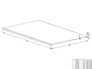 Kaapelitien kansi Meka KRL levyhylly - KAAPELITIEN KANSI LEVYHYL MEKA KRL-100 L=3000 PG