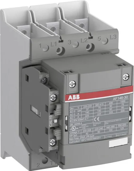 Kontaktori ABB 3-NAP. 75KW, 1S,1A 146A(AC-3