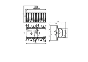 Kuormankytkin vääntö Katko LoadSafe KU 16-40A - KUORMANKYTKIN VÄÄNTÖ KU16-40A 8X40A 400V 22KW