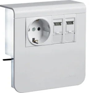 Listapistorasia Hager Tehalit.SL - LISTAPISTORASIA TEHALIT.SL SL20080 PR+2XRJ45 CAT6A LVA