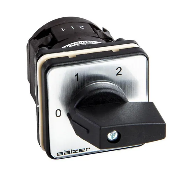 Nokkakytkin askel Sälzer P220 0-1-2 1N 20A 4-PISTE