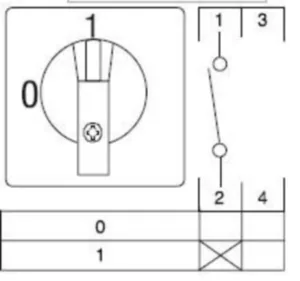 Nokkakytkin käynnistys Sontheimer A1 - NOKKAKYTKIN KÄYNNISTYS A1/8ZM/F908
