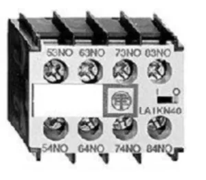 Apukosketinlohko Schneider Electric TeSys - APUKOSKETIN TESYS LA1KN40, PÄÄLLE 4S+0A