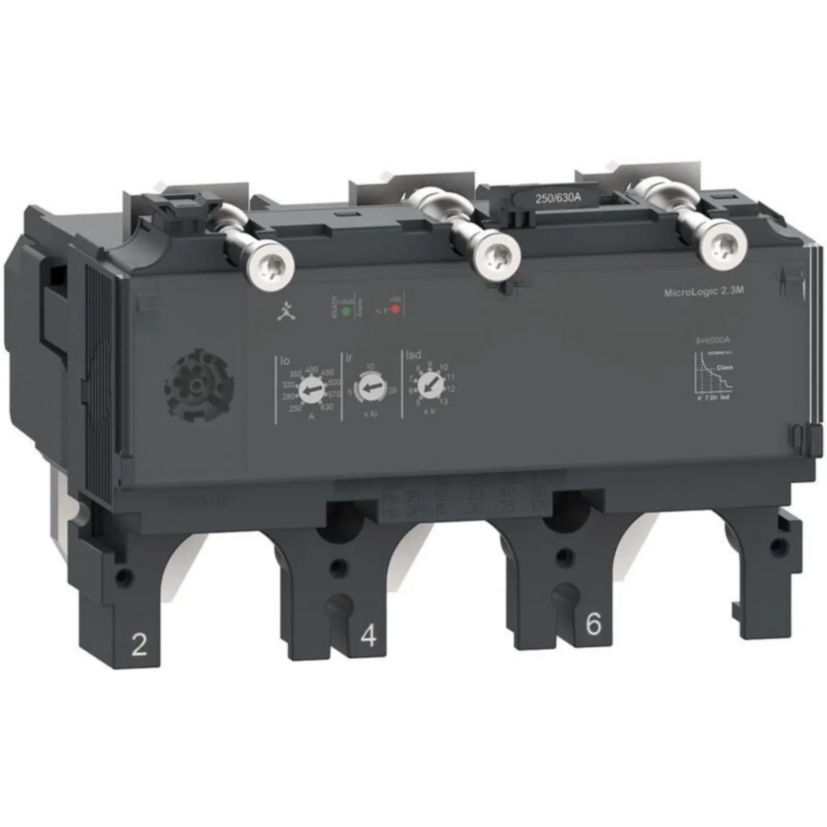 Kompaktikatkaisijan suojarele Schneider Electric ComPactT MicroLogic 3P 2.3M 320A NSX400