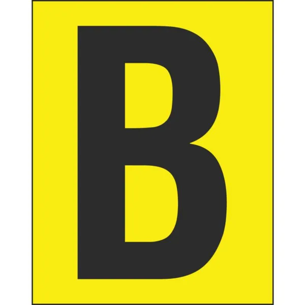 Merkintäkilpi Hammarprodukter H50 kirjaimet H-50V KIRJAIN B, PSS 25