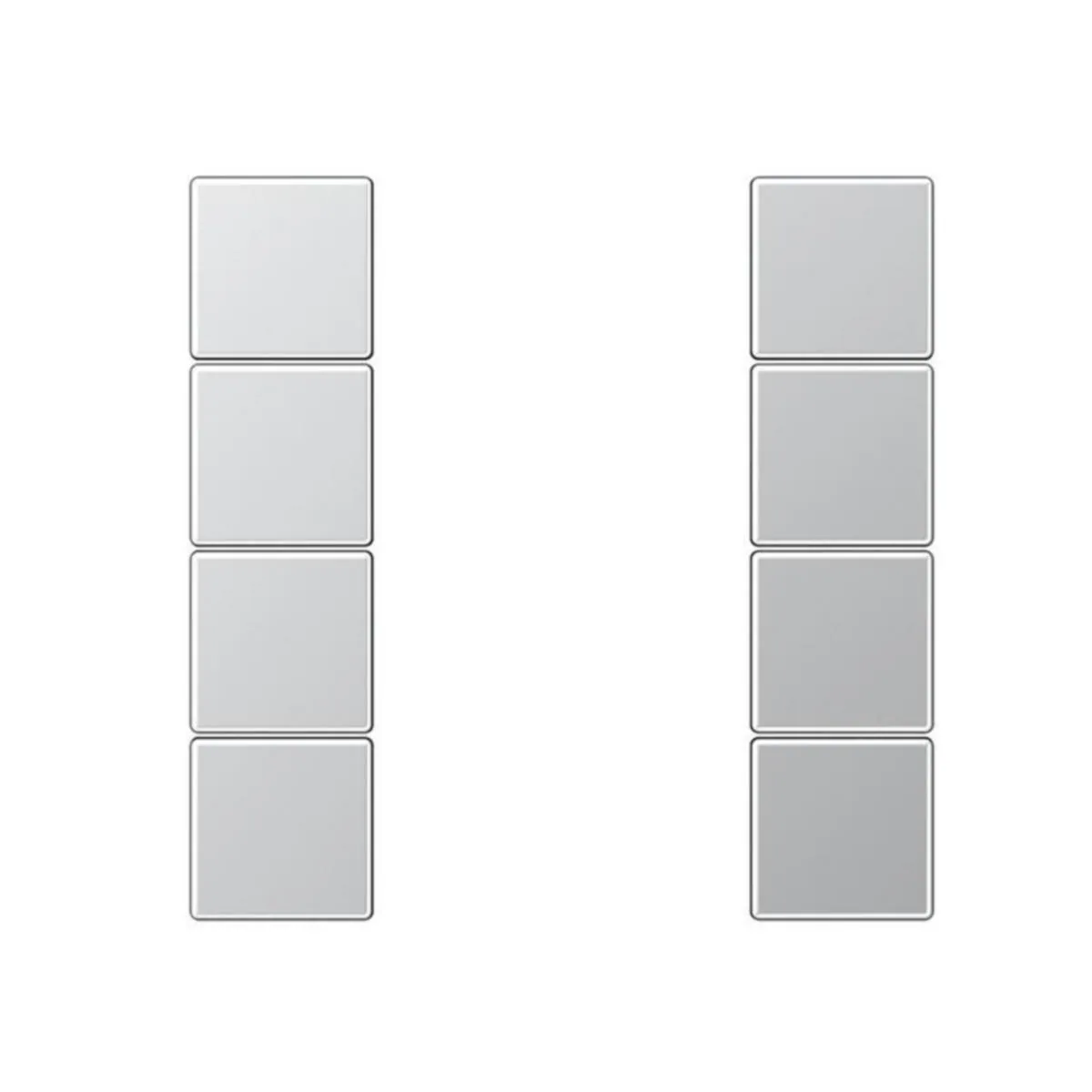 Painike KNX Ensto Jung F50 VIVUT 8 VIPUA. ALUMIINI – alumiini