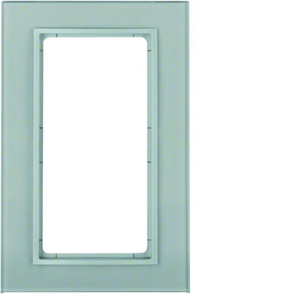 Peitelevy Hager B.7 1OS. KNX-PAIN. ALU-LASI/ALU