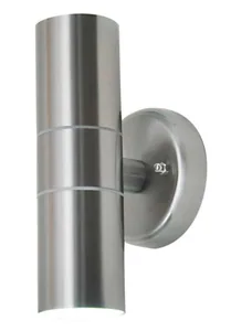 Seinävalaisin ulko Airam Alppila Double - SEINÄVAL ULKO ALPPILA DOUBLE IP44 2XGU10 GLC RST