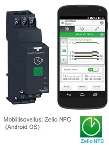 Aikarele Schneider Electric Zelio - AIKARELE ZELIO RENF22R2MMW MONITOIMI NFC