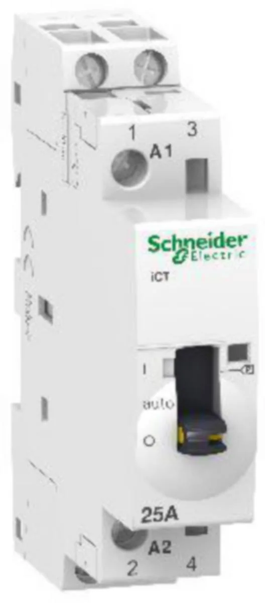 Moduulikontaktori Schneider Electric Acti 9 iCT 1-A-0 25A 2S 230VAC