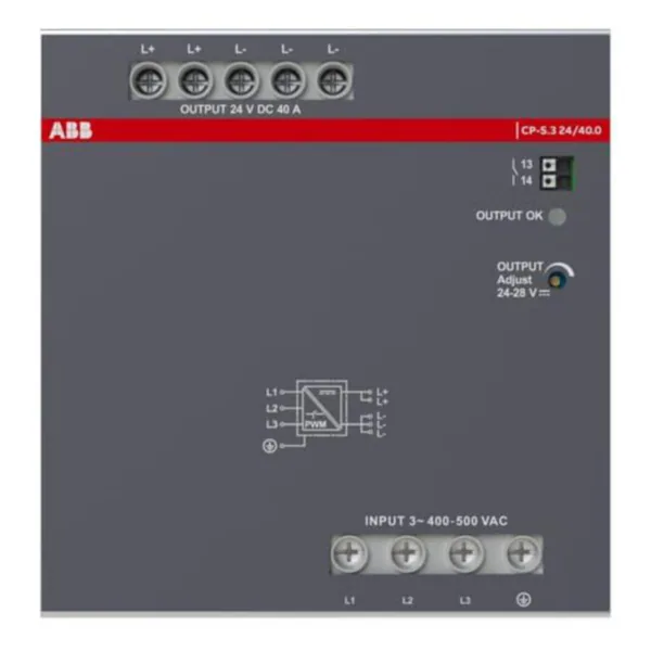 Teholähde ABB CP-S-sarja 3-VAIHE, 24V, 40.0A