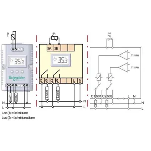 Termostaatti Schneider Electric Universal Enclosures - TERMOSTAATTI UNIVERSAL ENCL HYGROTHERM 230VAC