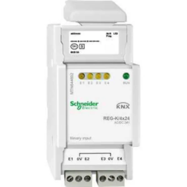Tuloyksikkö KNX Schneider Electric SpaceLogic KNX Binääri BINÄÄRITULO /4X24