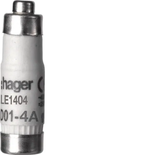 Tulppasulake Hager LE1404 D01/E14 GG 4A 400V
