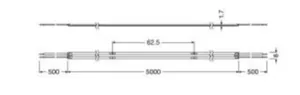 Valoprofiili/-nauha Ledvance LEDStrip Performance - VALOPROFIILI/-NAUHA LEDVANCE LS PFM-1000/COB/940 5M 24V
