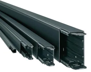 Asennuskanava Hager Tehalit.LF musta - ASENNUSKANAVA TEHALIT.LF LF15015 PVC 15x15x2000 MUS