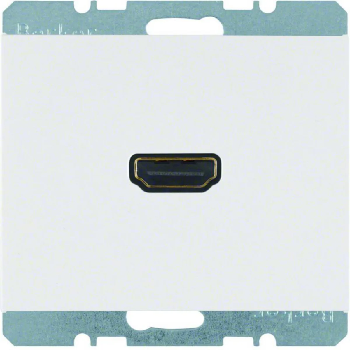 AV-rasia Hager K.1 HDMI V1.3 TYPEA LIIT. VAL – valkoinen