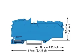 Haaroitusliitin Wago Topjob S - HAAROITUSLIITIN TOPJOB S 1X16 MM²/6X4(6)MM², SIN