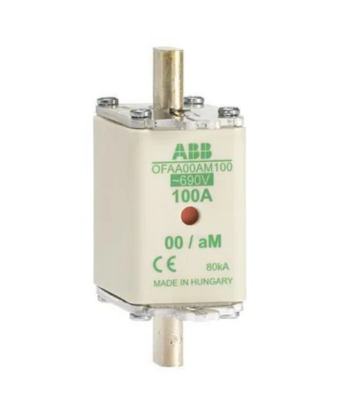 Kahvasulake ABB 00 OFAA00AM100. 690V. 100A. DIN00