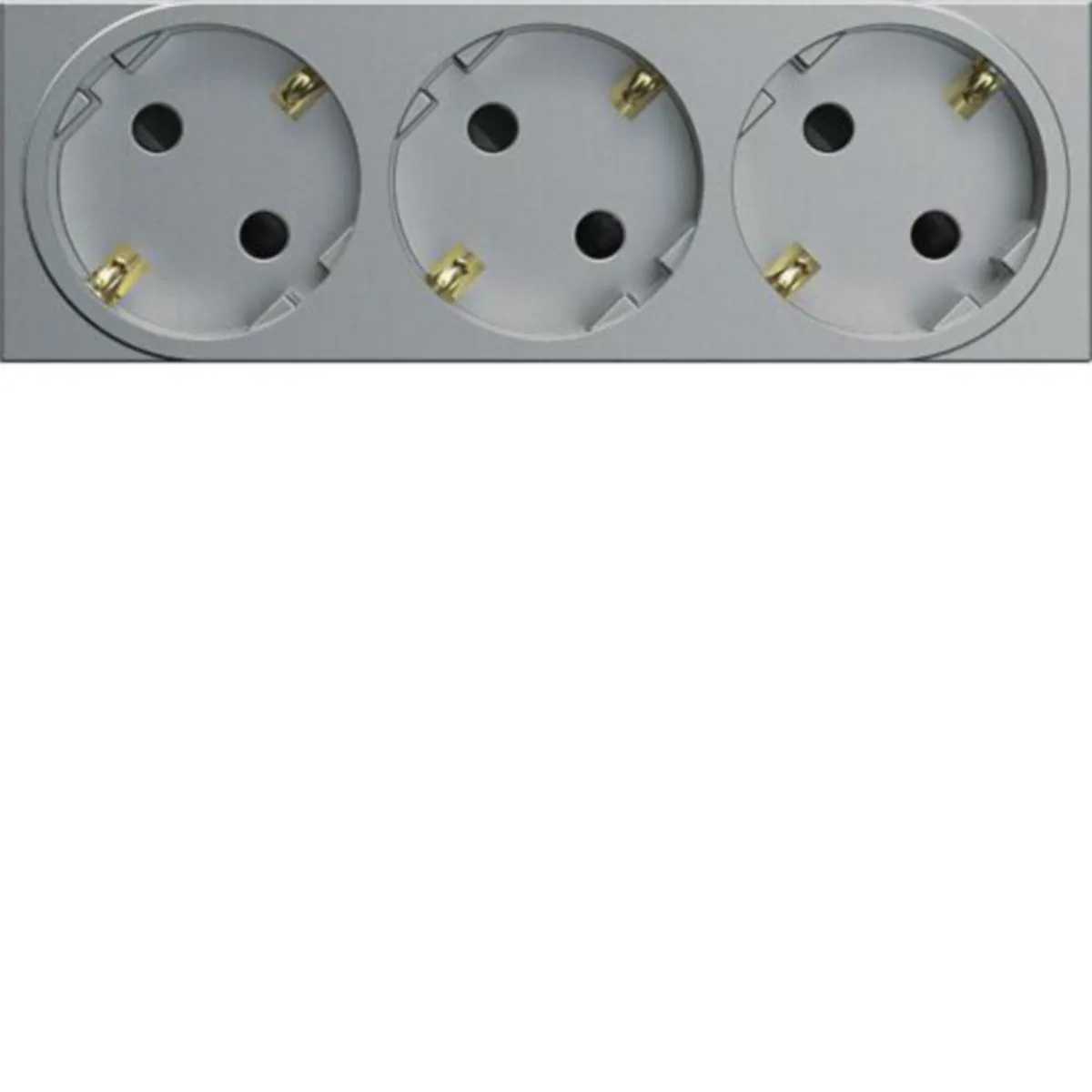 Kanavapistorasia Hager Gallery WXF473 3S/16A/250V 6M UKJ ALU – alumiini