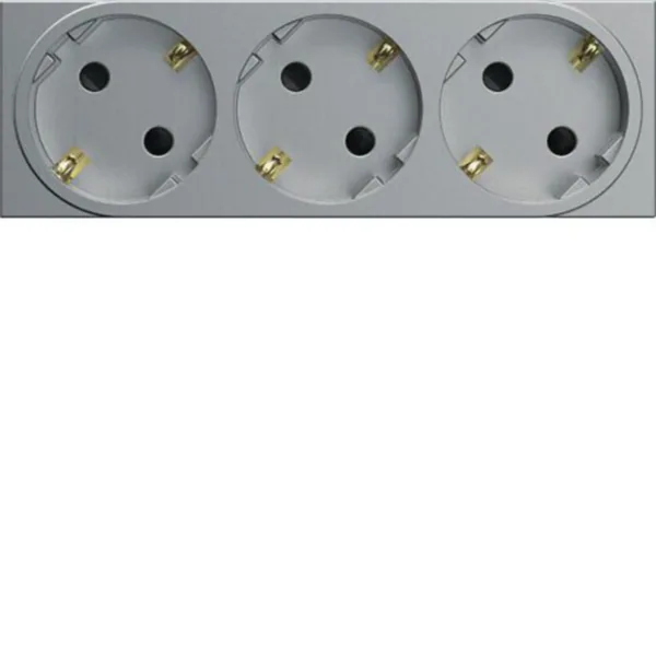 Kanavapistorasia Hager Gallery WXF473 3S/16A/250V 6M UKJ ALU