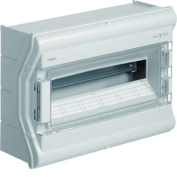 Moduulikotelo pinta Hager Vector IP65 VE118SN 1x18MOD PC-UV