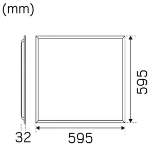 Moduulivalaisin Sky MP - MODUULIVALAISIN SKY MP IP40 3700LM 3/4K DIM