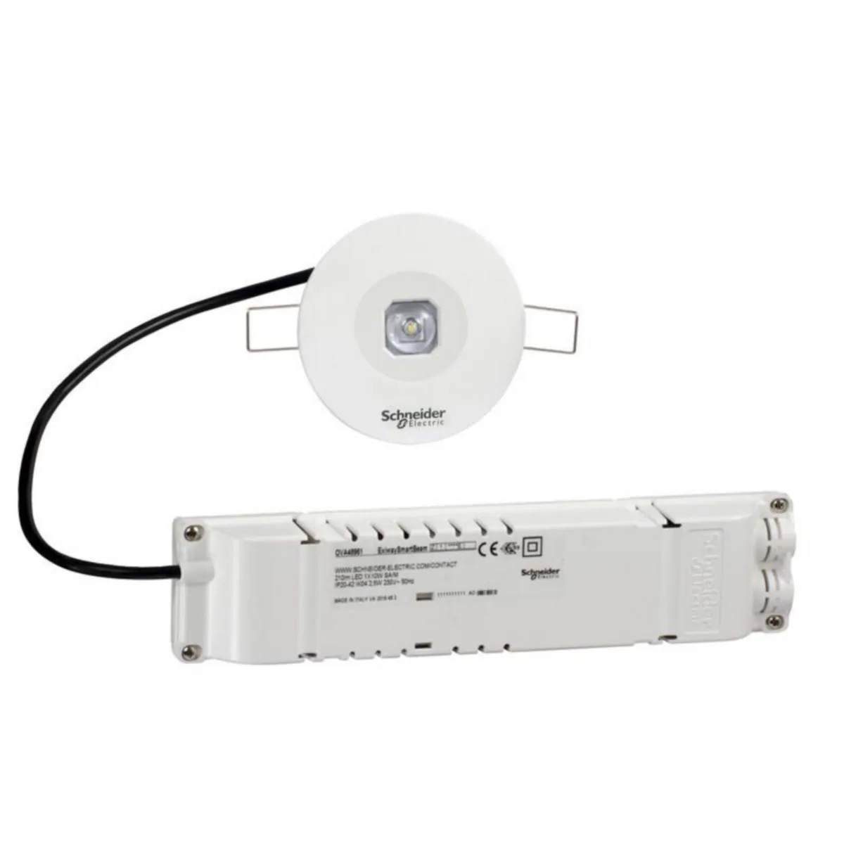Turvavalaisin Schneider Electric Exiway Smartbeam IP42 CBS 0,5LX UPPO 216VDC230