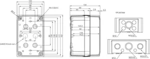 Asennuskotelo PC Fibox TEMPO - ASENNUSKOTELO PC TEMPO TPC 191209 187X122X90MM