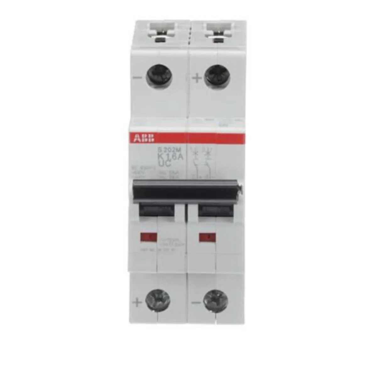 Johdonsuojakatkaisija ABB S200MUC 2-pole K-char. 1,6A