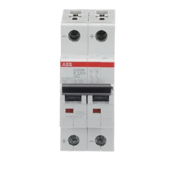 Johdonsuojakatkaisija ABB S200MUC 2-pole K-char. 1,6A