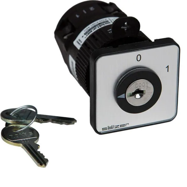 NOKKAKYTKIN VAIHTO SÄLZER P220 0-1 1N 20A Ø22.5 AVAIN