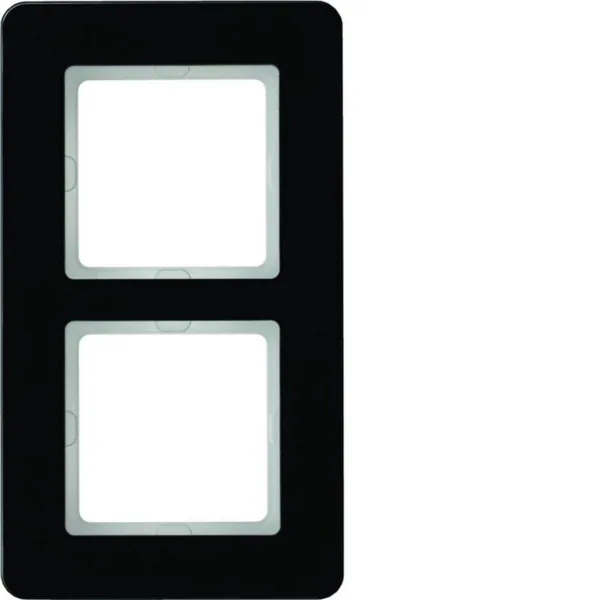 Peitelevy Hager Q.7 2-f. glass black