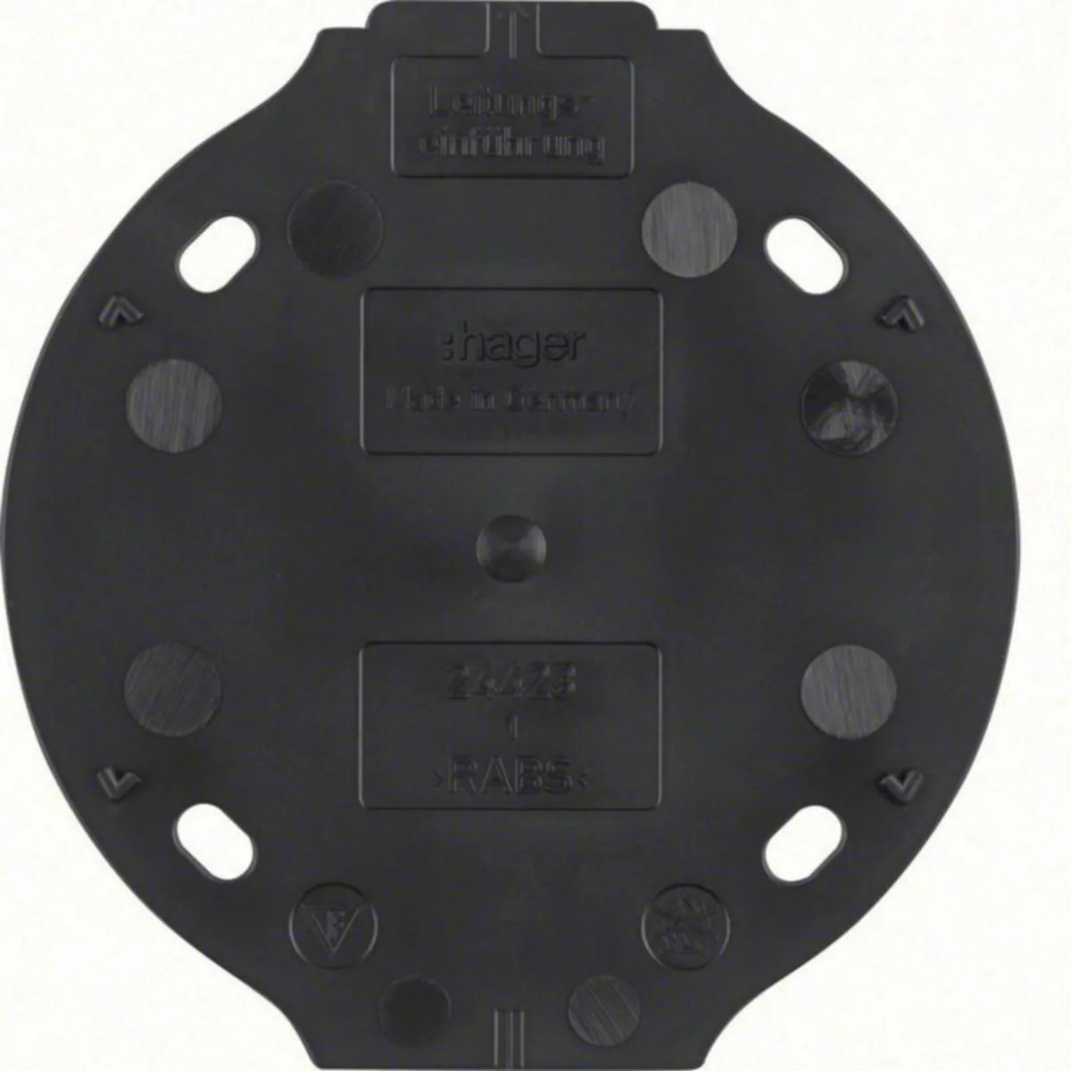 Suojakansi Hager 1930 for 1001101 selfexst. black – musta
