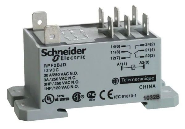 Tehorele Schneider Electric Zelio 12VDC 2C/O 30A