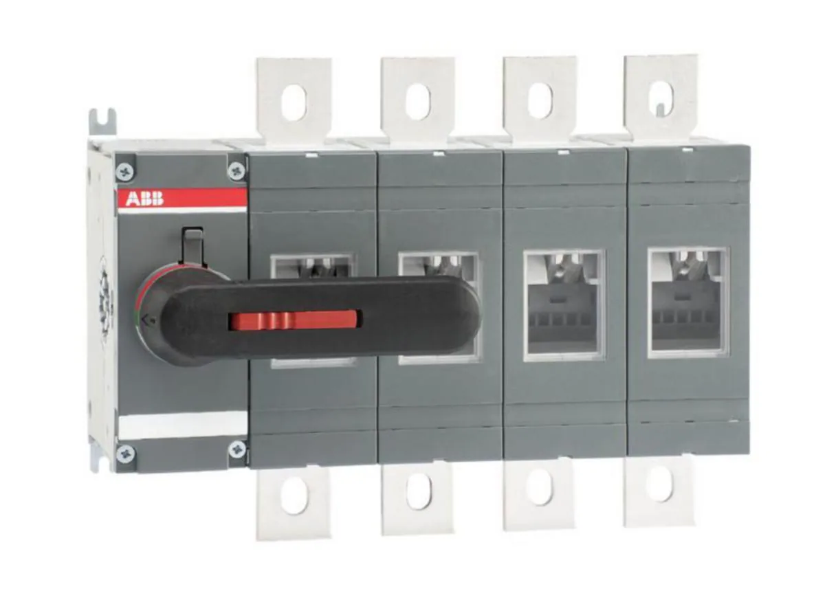 Kuormankytkin vääntö ABB 4-napainen AC-22A 4-NAP. 630A 690V – musta