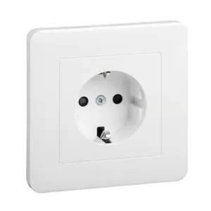 Pistorasia Schneider Electric Exxact 1-osainen kokopeitelevyllä - PISTORASIA EXXACT 1S/16A/IP21 UPJ VAL 50 BLK