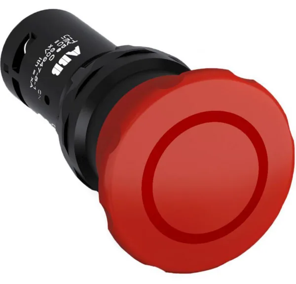 Hätä-/seis-painike ABB Compact CE4P-10R-02 PU 40mm VET 2A