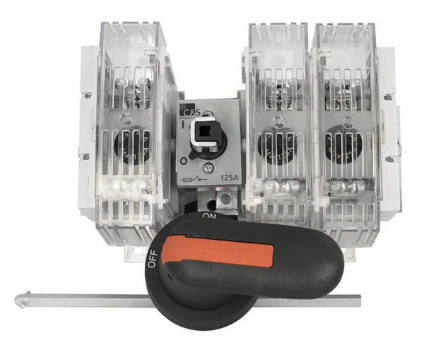 Kytkinvaroke C&S 125A SDF-D12 3P