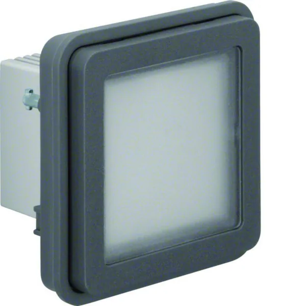 Merkkivalokaluste Hager W.1 white 230VAC KR gray