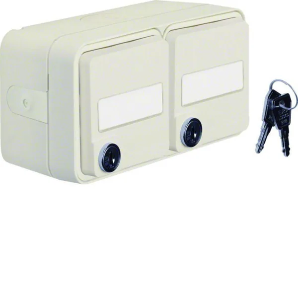 Pistorasia Hager W.1 2S/16A/IP55 LUK/MI PPJ VAL