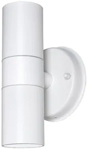 Seinävalaisin ulko Airam Alppila Double - SEINÄVAL ULKO ALPPILA DOUBLE IP44 2XGU10 GLC WH